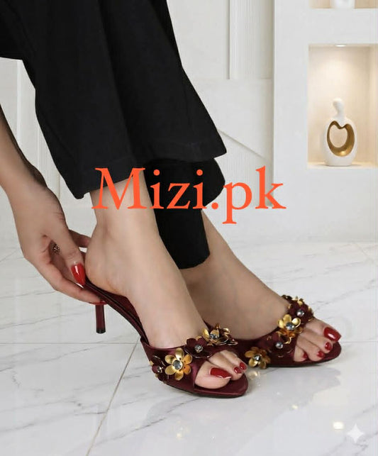 Mizi Folawrs heel Slipper M109