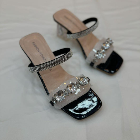 Mizi Slipper Transperant Bkl M101