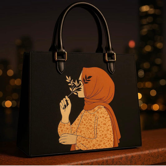 MIZI TOTE BAG HIJAB BLACK M004