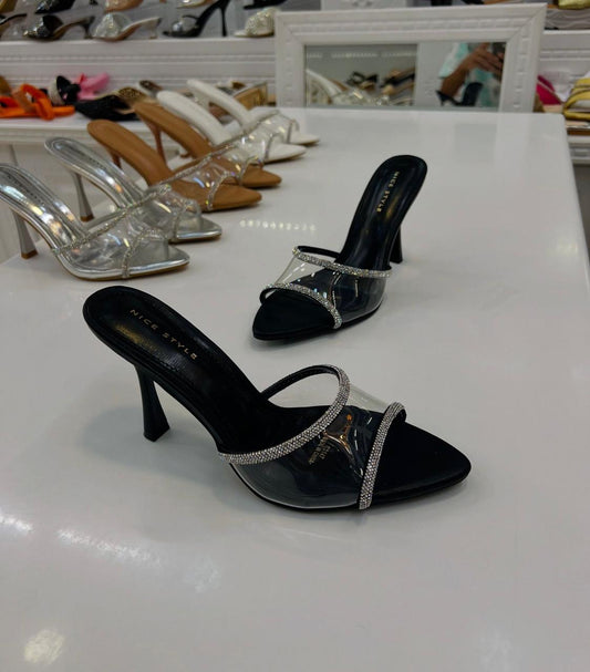Mizi transperant heel Slipper M102