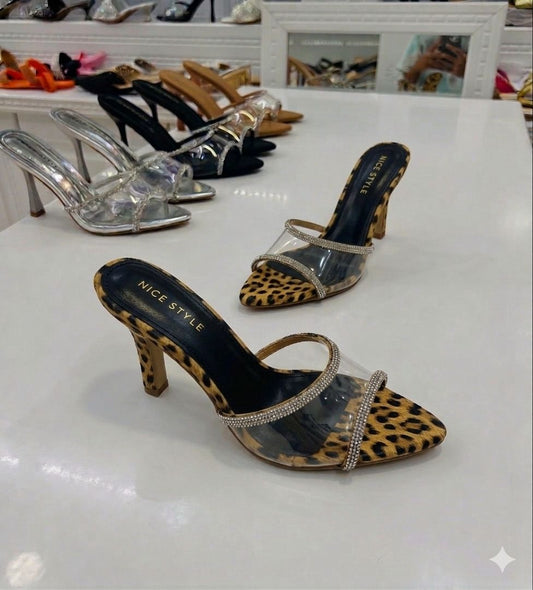Mizi transperant Animal heel Slipper M102